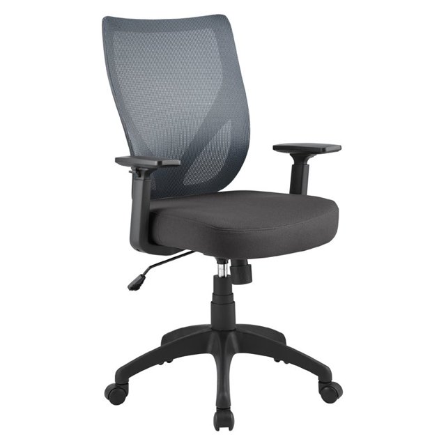 Serta Travaille la Production Moderne Chaise de Bureau en Maille Grise avec Base en Nylon