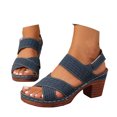 thumbnail image 2 of MKLEKYY Sandalias Casuales para Mujer, Zapatos de Playa, Zapatillas para Mujer, Sandalias Planas para Vacaciones En La Playa 906, 2 of 4