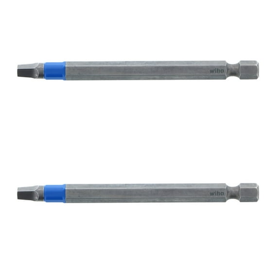 "Wiha Terminatorblue Impact Bit 3 1/2"" Square #2 2Pk"