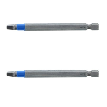 UPC: 0084705703251 | Wiha Terminatorblue Impact Bit 3 1/2 Square #2 2Pk
