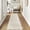 Beige, variant on 2x8 Kitchen Runner Rug Scalloped Runner Rugs for Hallway Low Pile Neutral Area Rug Stain Resistant Entrance Rug Modern Solid Color Carpet for Bathroom, Foyer, Beige Rug