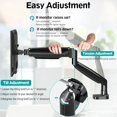 thumbnail image 2 of Dual Monitor Mount Fits to Computer Screen Height Adjustable Monitor Stand for Monitors Gas Spring Display Arm Holds up to .lbs Each Monitor Desk VESA Mount x x, 2 of 9
