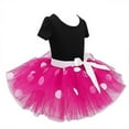 thumbnail image 4 of Girls Kids Minnie Mouse Polka Dot Birthday Party Bow Tutu Tulle Dress, 4 of 5