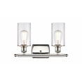 thumbnail image 2 of 516-2W-PN-G802 Innovations Lighting Clymer - 2 Light Bath Vanity In Art Deco Style-12 Inches Tall and 16 Inches Wide-Polished Nickel Finish-Clear, 2 of 2