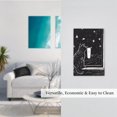 thumbnail image 2 of Zufioo Star Gazing Cat Illustration Print Switch Wall Plate, Dustproof and Heat-resistant Decorative Wall Switch Cover, Suitable for Residential and Commercial Areas-Mid-size, 2 of 8