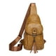 thumbnail image 1 of Bolso bandolera de cuero de un solo hombro para mujer - Bolso de mano y bolso de hombro de gran capacidad con múltiples compartimentos, 1 of 2
