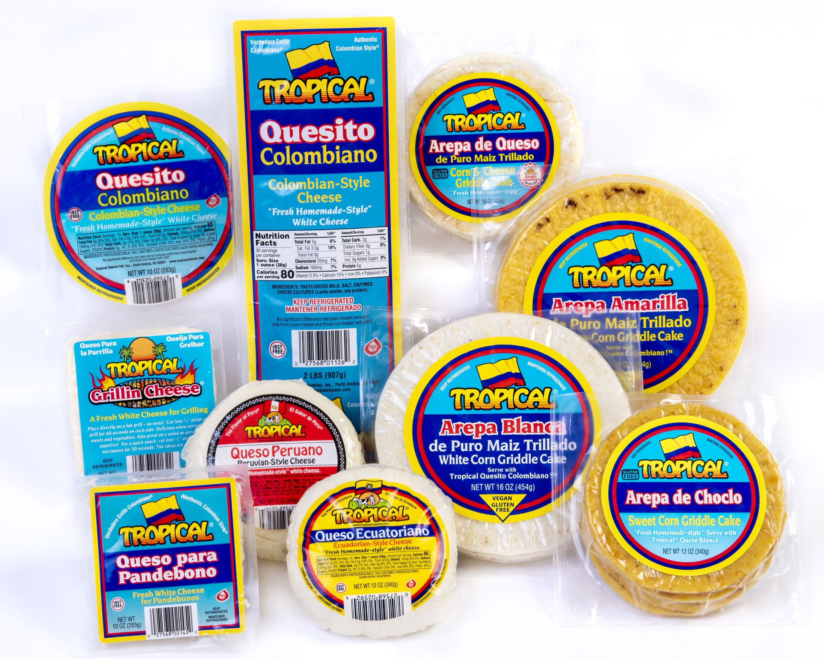 Tropical Cheese Arepa de Queso/ Cheese Arepa 16oz