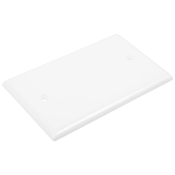 AURARMLET Unbreakable Wall Plate Cover Blank Outlet Cover White 1Set