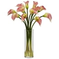 thumbnail image 1 of Arrangement de Fleurs en Soie Mini Calla Lily, 1 of 1