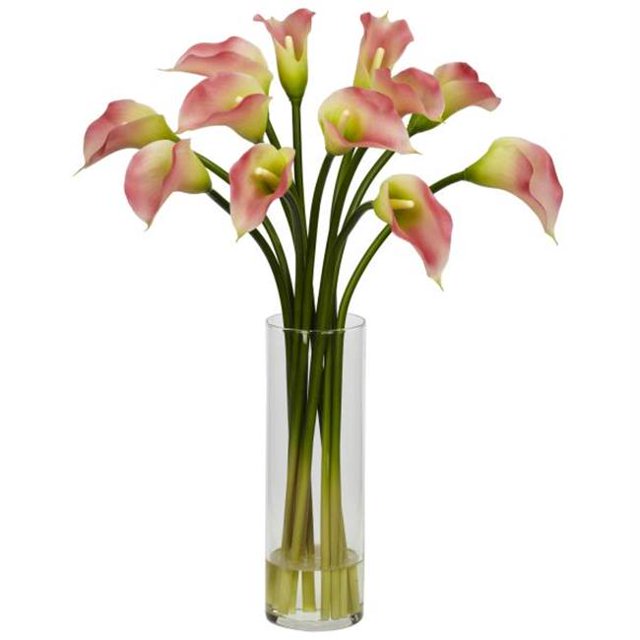 Arrangement de Fleurs en Soie Mini Calla Lily