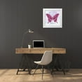 thumbnail image 3 of Greene, Taylor 12x12 White Modern Wood Framed Museum Art Print Titled - Mulberry Butterfly Inspire, 3 of 4