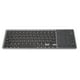 thumbnail image 5 of Teclado inalámbrico numérico con panel táctil de 2,4 GHz, portátil, retroiluminado RGB, Plug and Play, teclado portátil con panel táctil, color gris, 5 of 12