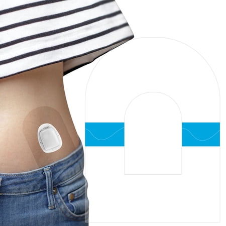 Omnipod 5 Overpatches, 40 Pack Omnipod 5 Adhesive Patches Waterproof Transparent Tape Stickers Pod Pals Overlay for Omnipod Accessories Long Lasting