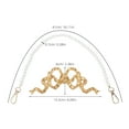 thumbnail image 2 of unbranded 1Jgo Adorno Lazo De Resina Con Retro Para De Pared Y Muebles, 2 of 6