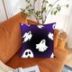 thumbnail image 3 of Funda de almohada decorativa de Halloween de 18 x 18 pulgadas con cremallera oculta A, 3 of 8