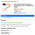 thumbnail image 2 of Brake Fluid Level Sensor Connector - Compatible with 1999 - 2000 Chevy C3500, 2 of 2