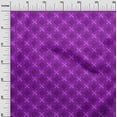 thumbnail image 3 of oneOone Rayon Purple Fabric Block Craft Projects Decor Fabric Printed By The Yard 56 Inch Wide-F4, 3 of 5