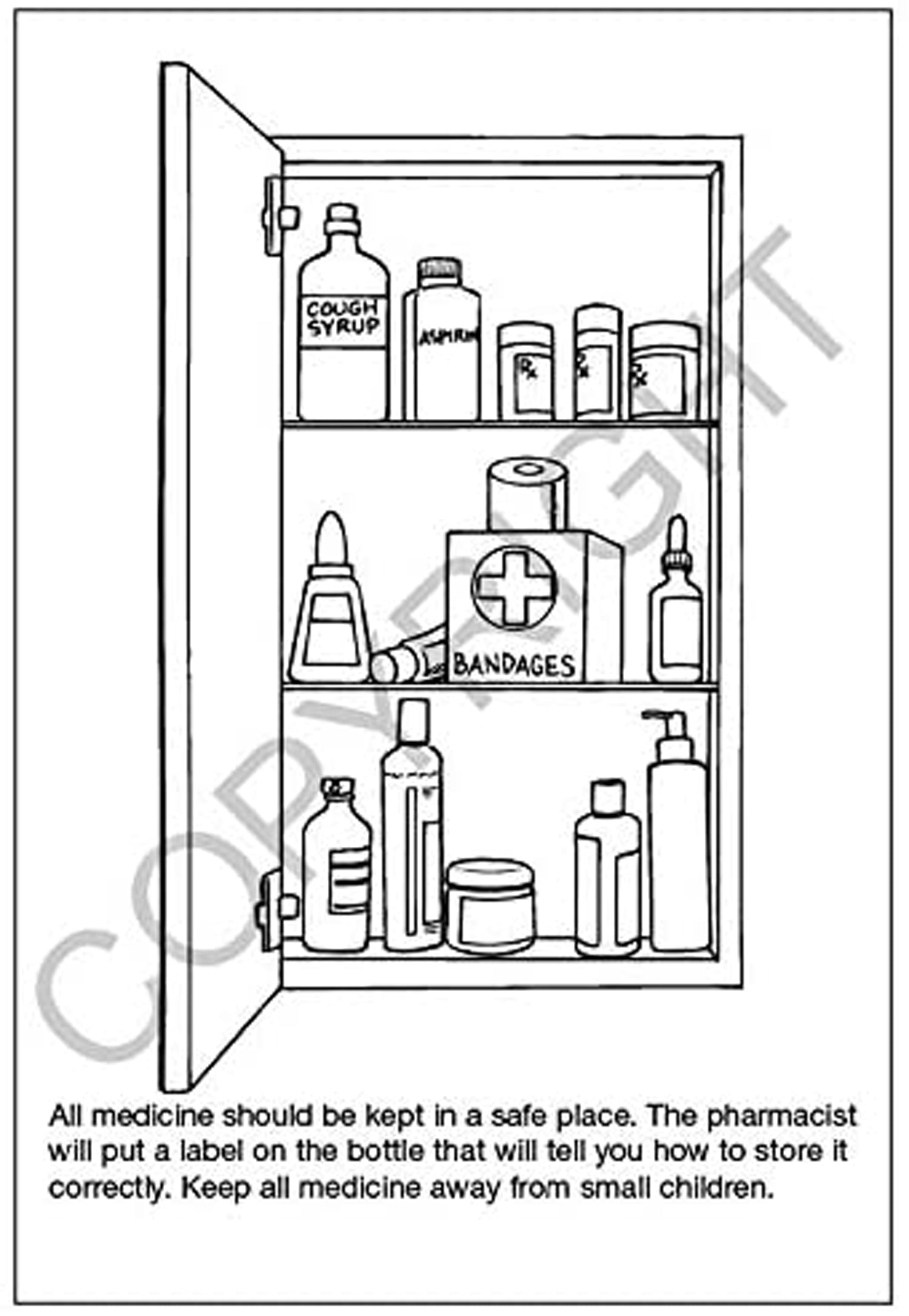 ZoCo 25-Pack A Visit to the Pharmacy Coloring & Activity Book Set, 16 Pages