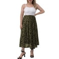 thumbnail image 3 of FOLUNSI Women Plus Size Double Layer Plush Mesh Long Maxi Skirt m-4xl, 3 of 7