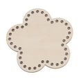 thumbnail image 1 of Leodye Base de Sac Ronde en Bois Ajourée - Planche d'Aide au Tricotage DIY, 1 of 3
