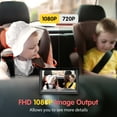 thumbnail image 6 of Luckview HD Baby Car Mirror with 3X Zoom, Black, 6 of 7