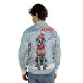 thumbnail image 5 of Hello Winter Great Dane Smiling in Red Scarf Hat Welcome Christmas All Over Print 3D Baseball Jacket Danes Dog Lover Gifts Bomber Jacket Softball - 00017, 5 of 6