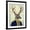 Black Frame, variant on Art.com Captain Deer Stretched Canvas Print Wall Art by Fab Funky, 24" x 32"