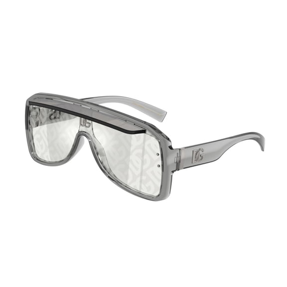 Dolce & Gabbana DG6205 3160AL 54mm Square Sunglasses Unisex Transparent Grey
