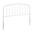 thumbnail image 1 of Modway Lennon Modern Farmhouse Metal Adjustable Headboard, Full, White, 1 of 4