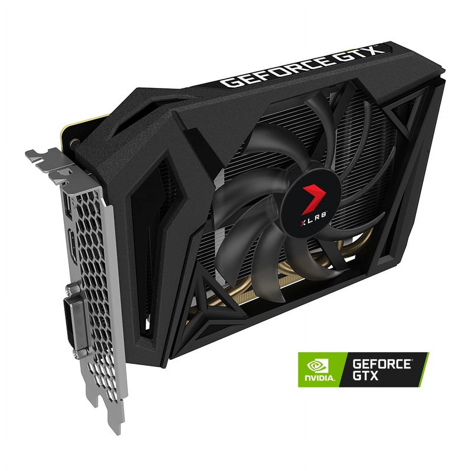 PNY GeForce GTX 1660 6GB XLR8 Gaming Overclocked Edition Single Fan Graphics Card