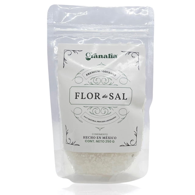 Flor de Sal Premium 250 grs Granalia Natural Bajo en Sodio Granalia GRANALIAFLORDESAL250G