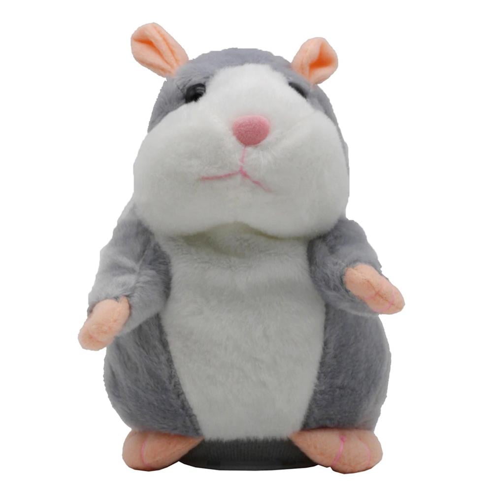 Mymisisa Cute Talking Hamster Stuffed Plush Animal Doll Sound Record Toys  (Grey) | Walmart Canada