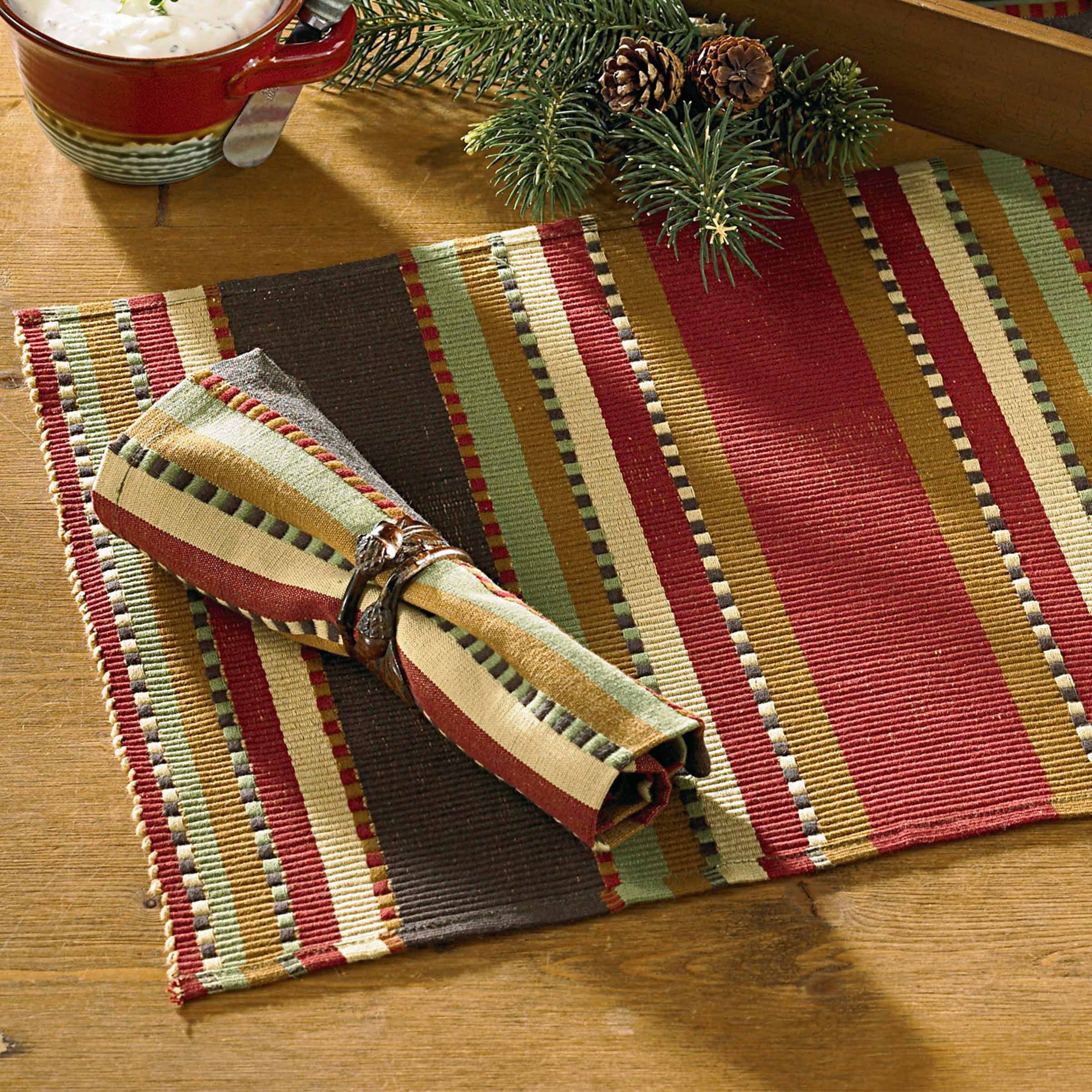 Park Designs Multi Stripe Placemat Set of 4