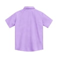 thumbnail image 5 of Toddler Boys Summer Clothes Short Sleeve Button Down Dress Shirts Kids Collar Plain School, 5 of 8