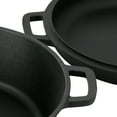 thumbnail image 5 of Mega Chef 10.31" Cast Iron Dutch Oven and Skillet 5 Quart Pre-Seasoned, 5 of 6