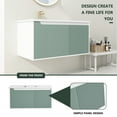 thumbnail image 3 of Rugerasy Modern Bathroom Vanity With Sink Combo Set Wall-Mounted Bathroom Vanity Cabinet Soft Close Door For Apartment Small Space, 3 of 9
