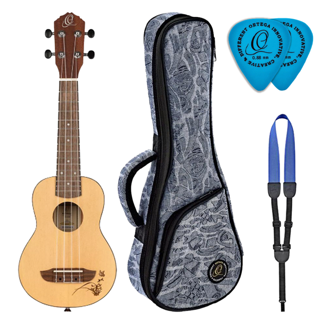 Paquete Ukulele Ortega Soprano Bonfire Ortega Paquete Ukulele Ortega Soprano Bonfire