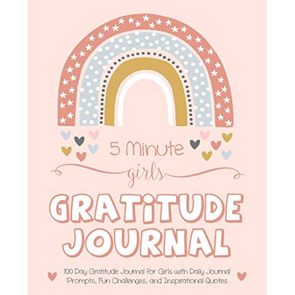 Pre-Owned 5 Minute Girls Gratitude Journal: 100 Day Gratitude Journal for Girls with Daily Journal Prompts, Fun Challenges, and Inspirational Quotes (Unicorn De (Paperback) 1952016150 9781952016158