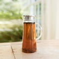 thumbnail image 5 of Pinky Up Charlie Glass Iced Tea Carafe, Juice, Lemonade Pitcher, 1.5 liter, 5 of 7