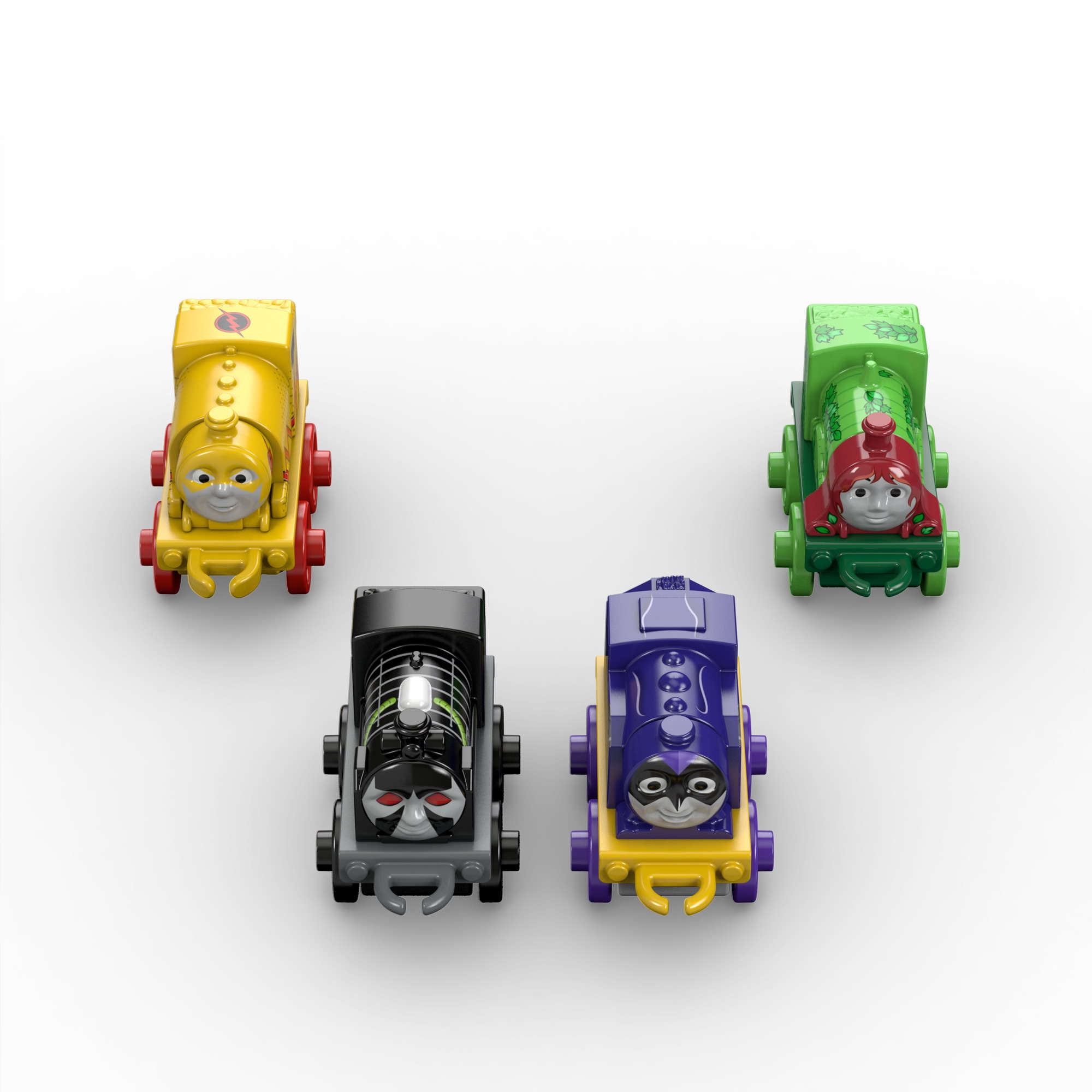 Thomas And Friends Minis DC Super Coleccionistas playwheel Estuche Inc 2 Motores 