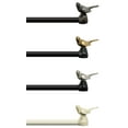 thumbnail image 3 of MERIVILLE 1" Single Curtain Rod Set, Adjustable 48-84 Inches, Bird Finials, Oil-Rubbed Bronze, 3 of 5
