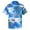Blue Island, variant on American Trends Hawaiian Shirt for Men Short Sleeve Button Down Shirts Beach Shirts for Men Blue Island 2XL