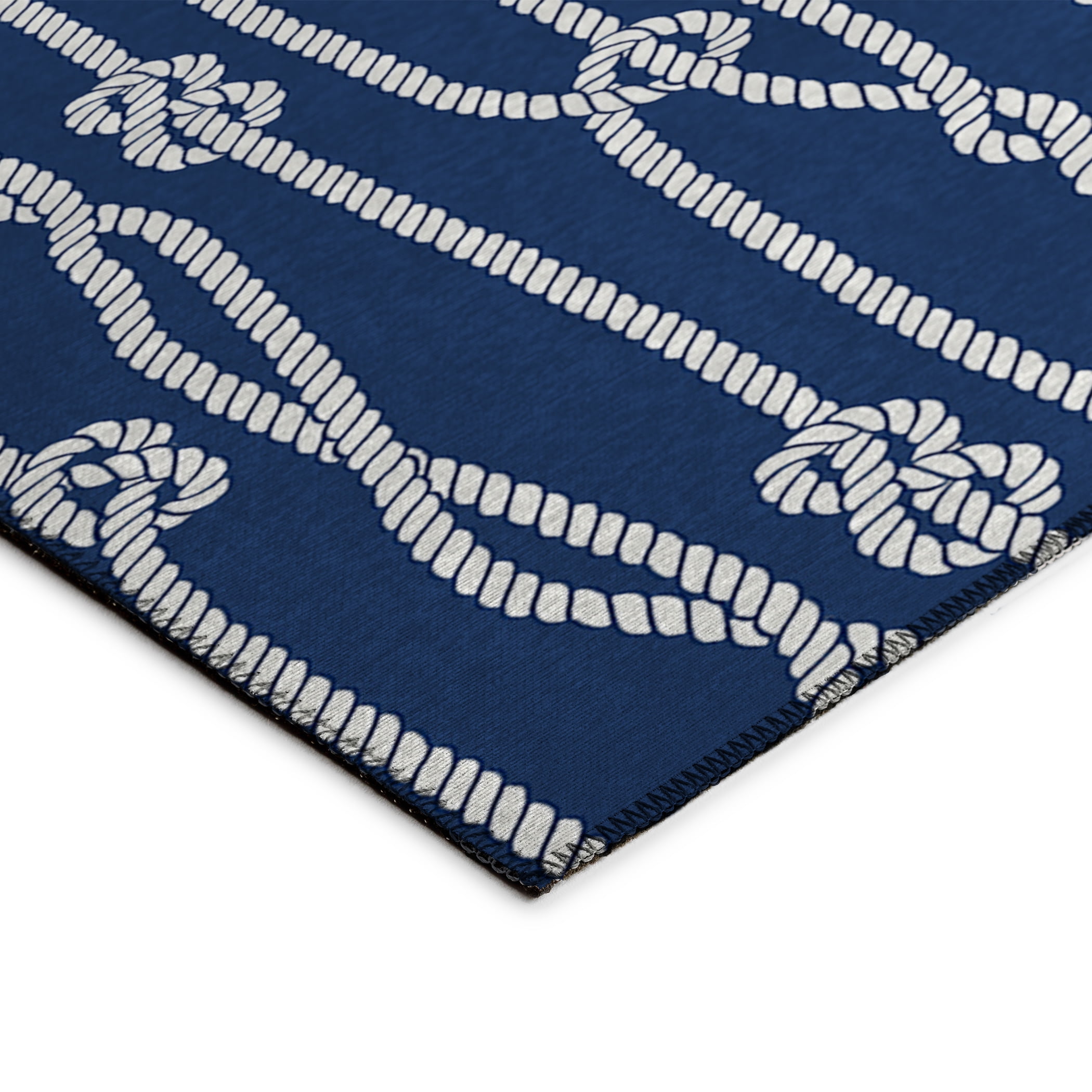 Addison Rugs Harpswell AHP37 Blue 8' x 10' Indoor Outdoor Area Rug, Easy Clean, Machine Washable, Non Shedding, Bedroom, Living Room, Dining Room, Kitchen, Patio Rug