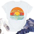 thumbnail image 1 of Mexico Shirts for Women: Gulf of Mexico Inspired White 2XL, 1 of 4