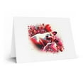 thumbnail image 2 of DistinctInk Greeting Card / Note Card - Valentine's Day Canaan Dog - PACK of 5, 2 of 7