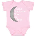 thumbnail image 3 of Inktastic I Love You to the Moon & Back. Boys or Girls Baby Bodysuit, 3 of 5