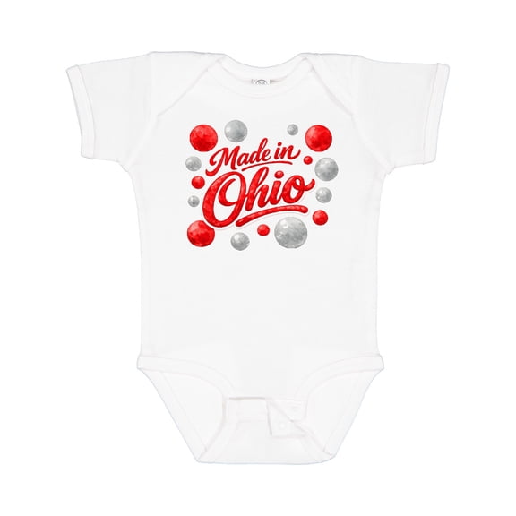 Inktastic Made in Ohio Boys or Girls Baby Bodysuit