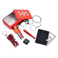 thumbnail image 1 of TIELUTT Trousse d'Urgence avec Pince à Outils Ligne de Sifflet d'Urgence Carte d'Espacement en Métal Rangement Réservoir de Rangement Voiture Lampes Frontales d'Urgence pour Randonnée Notfallset Fourrure Frauen Sac à Dos 60l Cool Équipement de Camping pour, 1 of 8