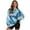 Blue Butterfly, variant on Women's Fashion Hoodie Sweatshirts Oversized Womens Novelty Sweatshirts with Pockets Peacock Flower Butterfly Crewneck Pullover Casual Tops Long Sleeve Shirts Spring Fall Winter Clothes
