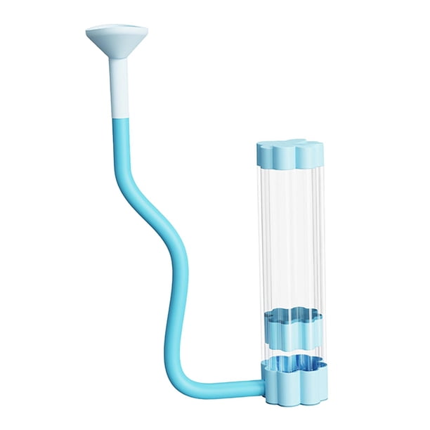 Mancuerna de respiración, dispositivo de ejercicio de respiración pulmonar ligero y fácil de limpiar Azul